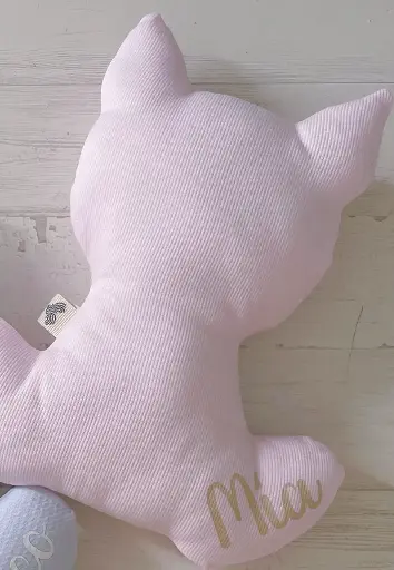 Peluche de apego gatito rosa 